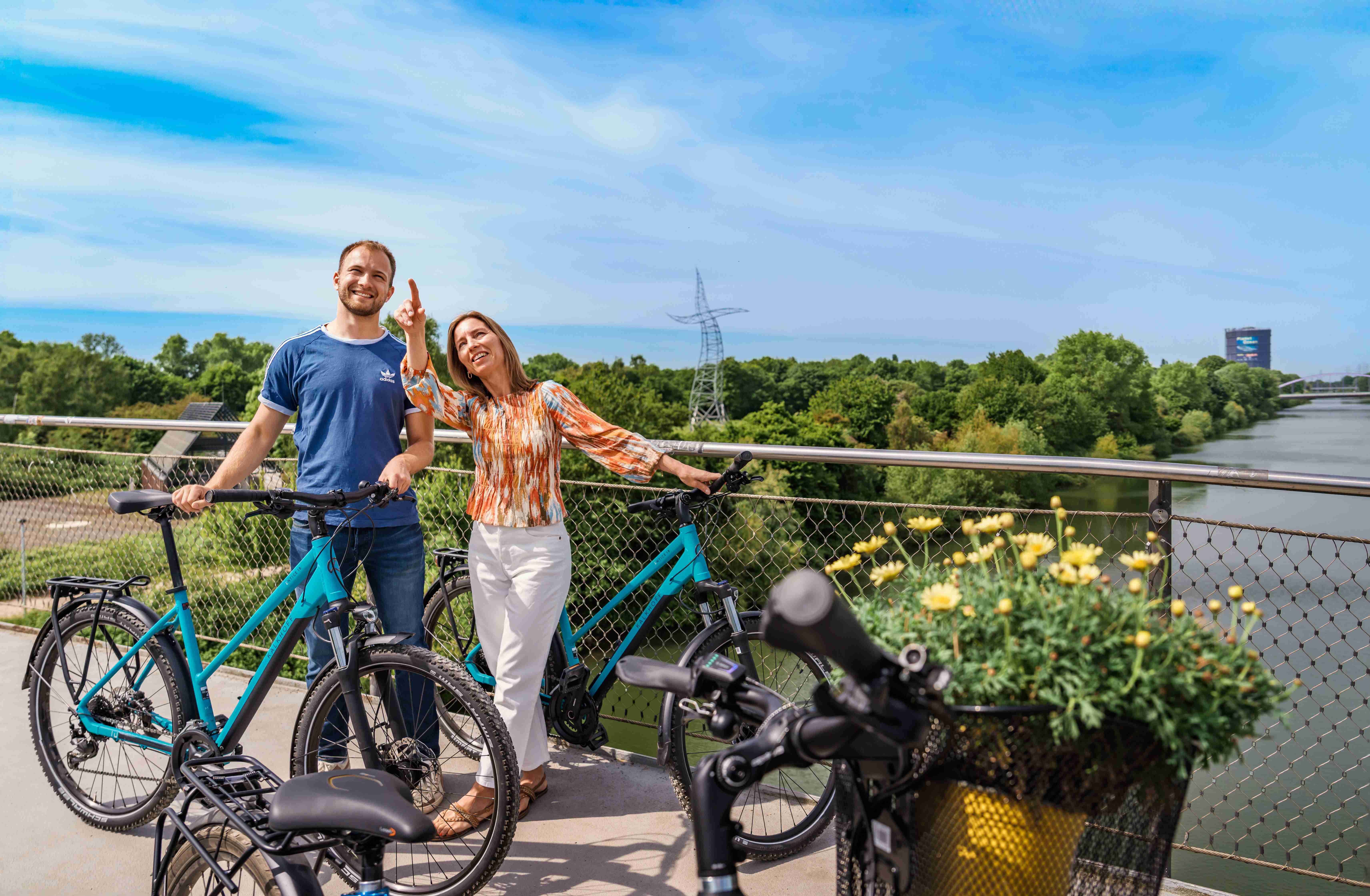 Fahrräder am Haus Ripshorst